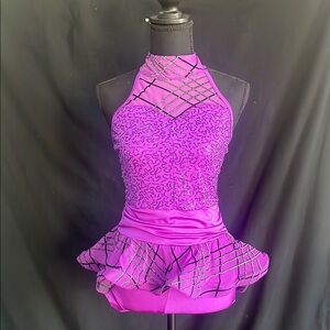 Weissman Kids Dance Costume in Vibrant Purple